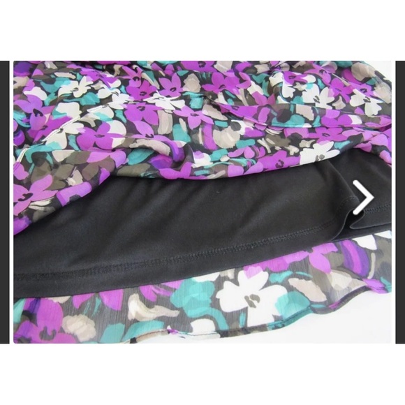 Dkny Purple Floral Dress, Size: 10 NWT. Msrp $129 - Picture 5 of 13